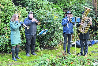 Der Stadtposaunenchor trat auf. (Foto: Stadt Elmshorn)
