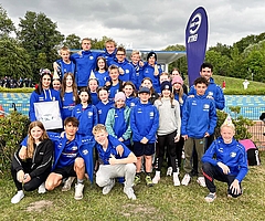 Die Mannschaft des Elmshorner MTV mit Cheftrainer Antón García Fenés. (Foto: SHSV) 