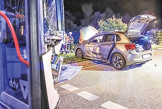 Beim Unfall wurden die beiden Insassen des Pkw schwer verletzt. (Foto: Sprenger)