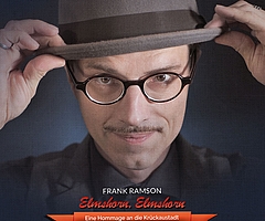 Alles dreht sich rund um den Hut bei der Finissage im Industriemuseum, wie hier auf dem Cover der Musik-CD "Elmshorn, Elmshorn" von Frank Ramson. (Foto: Frank Ramson)