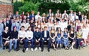 Abi 2025! Im Abschlussjahrgang des Ludwig-Meyn-Gymnasiums herrscht gute Stimmung. (Foto: Frank)