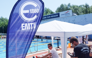 Bestzeiten trotz technischer Probleme: Die Auswertungssysteme streikten wegen der Hitze   (Foto: Elmshorner MTV) 