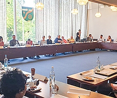 Das Treffen des Arbeitskreises Arbeitsmarktintegration befasste sich mit dem Chancenaufenthaltsrecht (Foto: Pressestelle Kreis Pinneberg) 