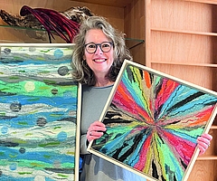 Freut sich auf die Ausstellungseröffnung in Elmshorn: Julia Hühne-Simon. (Foto: Hühne-Simon)