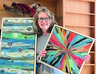 Freut sich auf die Ausstellungseröffnung in Elmshorn: Julia Hühne-Simon. (Foto: Hühne-Simon)