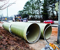 So sah es bei der Sanierung des Abschnitts zwischen Steindamm und Hainholzer Damm aus. Auch 2025 werden wieder große Kanäle verlegt. (Foto: Strandmann/Archiv)