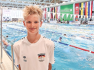 Till Früchtenicht startete in der Disziplin Mehrkampf Schmetterling. (Foto: EMTV)