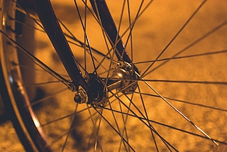 Der Täter fuhr am Abend rasant mit einem Lieferfahrrad durch den Steindammpark. (Symbolfoto: Pixabay)