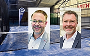 Elf Tage vor der Stichwahl stehen sich die Kandidaten für die Oberbürgermeisterwahl Arne Klaus (links) und Erik Sachse am Mittwoch, 8. Oktober, auf dem Padel-Court gegenüber. (Fotos: EMTV/Frank)