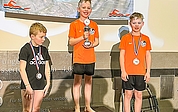 Freude auf dem Siegertreppchen in Itzehoe. (Foto: Schwimm-Zentrum Elmshorn)