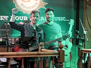 Treten im Broderick auf: Wolf-Dietrich Nehlsen (links) und Anton Ammelung. (Foto: Nehlsen)