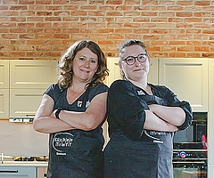 Kochen ist schon von klein auf ihre Leidenschaft: Auch im Finale waren Mutter Claudia Thun und Tochter Camilla Hannemann unschlagbar. (Foto: flotho Werbeagentur)