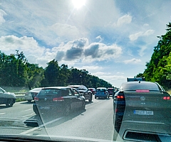 Auf der A23 ist zwei Wochen lang mit Stau zu rechnen. (Archiv: Frank)