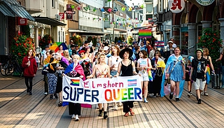 Dritte Pride Parade 2023 am Sonnabend in der Elmshorner Innenstadt (Foto: Maximilian Ringeling) 