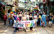 Dritte Pride Parade 2023 am Sonnabend in der Elmshorner Innenstadt (Foto: Maximilian Ringeling) 