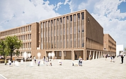 So soll Elmshorns künftiges Rathaus aussehen. (Quelle: Winking Froh Architekten GmbH)