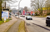 Eine Baustelle auf der Hamburger Straße wird den Verkehr mehr als viereinhalb Monate einschränken. (Archiv: Frank)