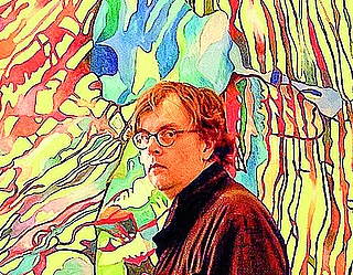 Er liebt das Spiel mit Farben und Formen: der Hamburger Maler Jan Köhnholdt. (Foto: Köhnholdt)