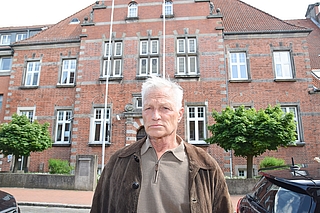 Der 68-jährige Radfahrer Tull René Kahl wurde in der Gärtnerstraße bespuckt und erstattete Anzeige. (Foto: Frank)