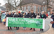 Viele Menschen beteiligten sich im März 2023 in Elmshorn an einem Globalen Klimastreik. (Foto: Frank)