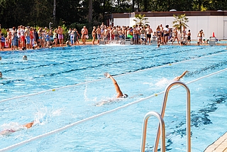 Ab in die Fluten heißt es am Sonnabend für die Athleten. (Foto: Strandmann)