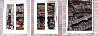 Ein Blick in die Fenster lässt das Ausmaß der Zerstörung erahnen. (Fotos: Frank)