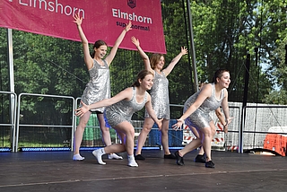 Beim Tag des Sports präsentierte sich das Tanzstudio Alavi mit beeindruckenden Shows. (Foto: Jan-Hendrik Frank)