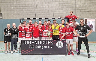 2023 ging die Jugendbundesligamannschaft des Handball Sportvereins (HSV) Hamburg als Sieger aus dem Turnier hervor. (Foto: Winkler)