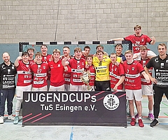 2023 ging die Jugendbundesligamannschaft des Handball Sportvereins (HSV) Hamburg als Sieger aus dem Turnier hervor. (Foto: Winkler)