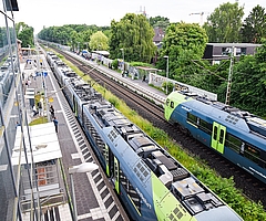 Noch halten die Regionalbahnen in Tornesch, aber wie lange noch? (Foto: Frank)