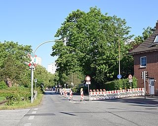 Die Klosterkoppel ist ab dem Hafen gesperrt. Die Zufahrt ist nur für Anlieger frei. (Foto: Frank)