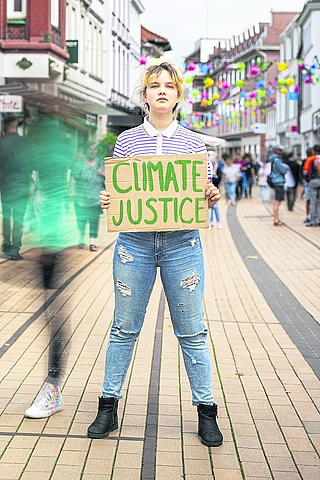 Hanna Werner von der Elmshorner Fridays For Future-Gruppe