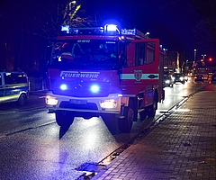 Die Straße An der Klosterkoppel war zeitweise gesperrt. (Foto: Frank)