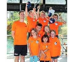 Eine außerordentlich starke Mannschaftsleitung: Das SZE erreichte mit sieben Kindern in der Mannschaftswertung insgesamt einen 6. Platz. (Foto: SZE)