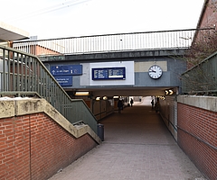 Der Dealer fiel der Bundespolizei unweit des Elmshorner Bahnhofs auf. (Foto: Frank)