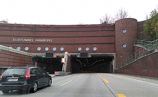 Auch der Elbtunnel wird gesperrt. (Foto: Frank)