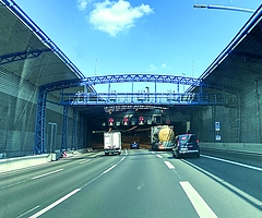 Der A7-Tunnel Schnelsen wird gesperrt. (Archiv: Frank)