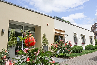 Der Eingangsbereich des Johannis Hospiz in Elmshorn wirkt einladend. (Archiv: Strandmann)