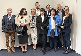 Fachleute für soziale Fragen in Stetting besuchten die Kreisverwaltung Pinneberg. (Foto: Kreis Pinneberg)