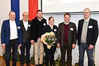 Der neue Vorstand des BdB Schleswig-Holstein besteht aus Mathias Münster (von links, Altenmoor bei Elmshorn), Axel Huckfeldt (Horst), Niels Reinke (Rellingen), Gesa Glismann (Bullenkuhlen), Thorsten Krohn (Tangstedt) und Jan-H. Heydorn (Bevern). (Foto: M. Wienert, BdBSH)