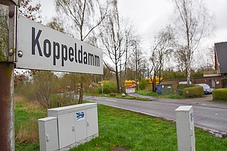Der Bahnübergang Koppeldamm wird gesperrt. (Foto: Frank)