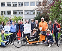 Sie vertreten den Kreis Pinneberg und 15 Orte, die sich am diesjährigen Stadtradeln beteiligen. (Foto: Frank)
