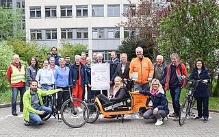 Sie vertreten den Kreis Pinneberg und 15 Orte, die sich am diesjährigen Stadtradeln beteiligen. (Foto: Frank)
