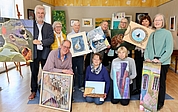 Die Kunstfreunde Barmstedt freuen sich auf ihre neue Ausstellung im Rathaus. (Foto: Michaela Berbner)